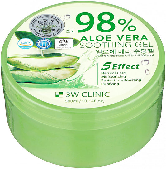 3W Clinic Aloe vera soothing gel 300ml