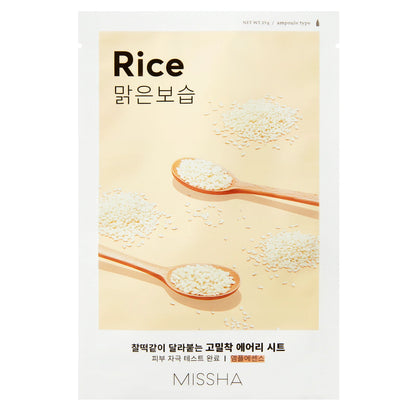 Airy Fit Sheet Mask - Rice