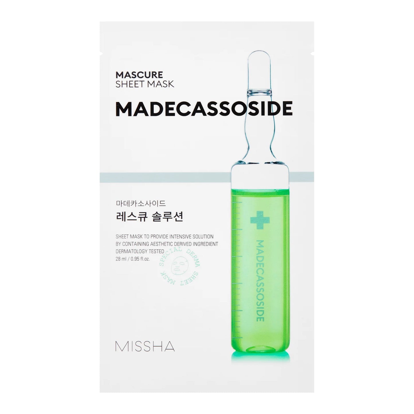 Mascure Rescue Solution Sheet Mask - Madecassoside