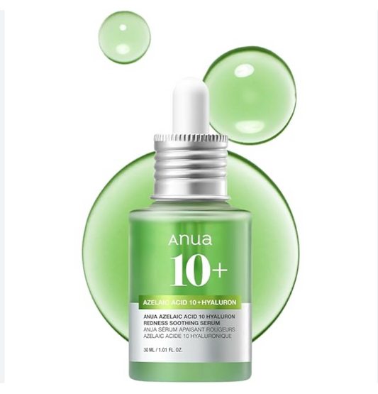 Anua Azelaic Acid 10% + Hyaluron Redness Soothing Serum 30ml