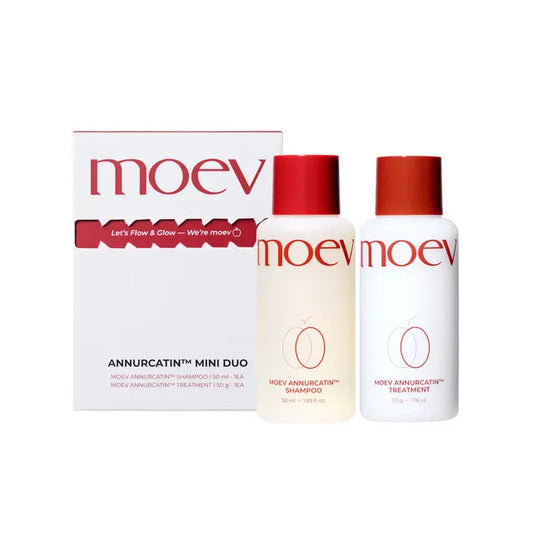 MOEV - Annurcatin Mini Duo Set (Shampoo 50ml + Treatment 50g) موف - طقم ثنائي أنوركاتين ميني (شامبو 50مل + علاج 50غ)