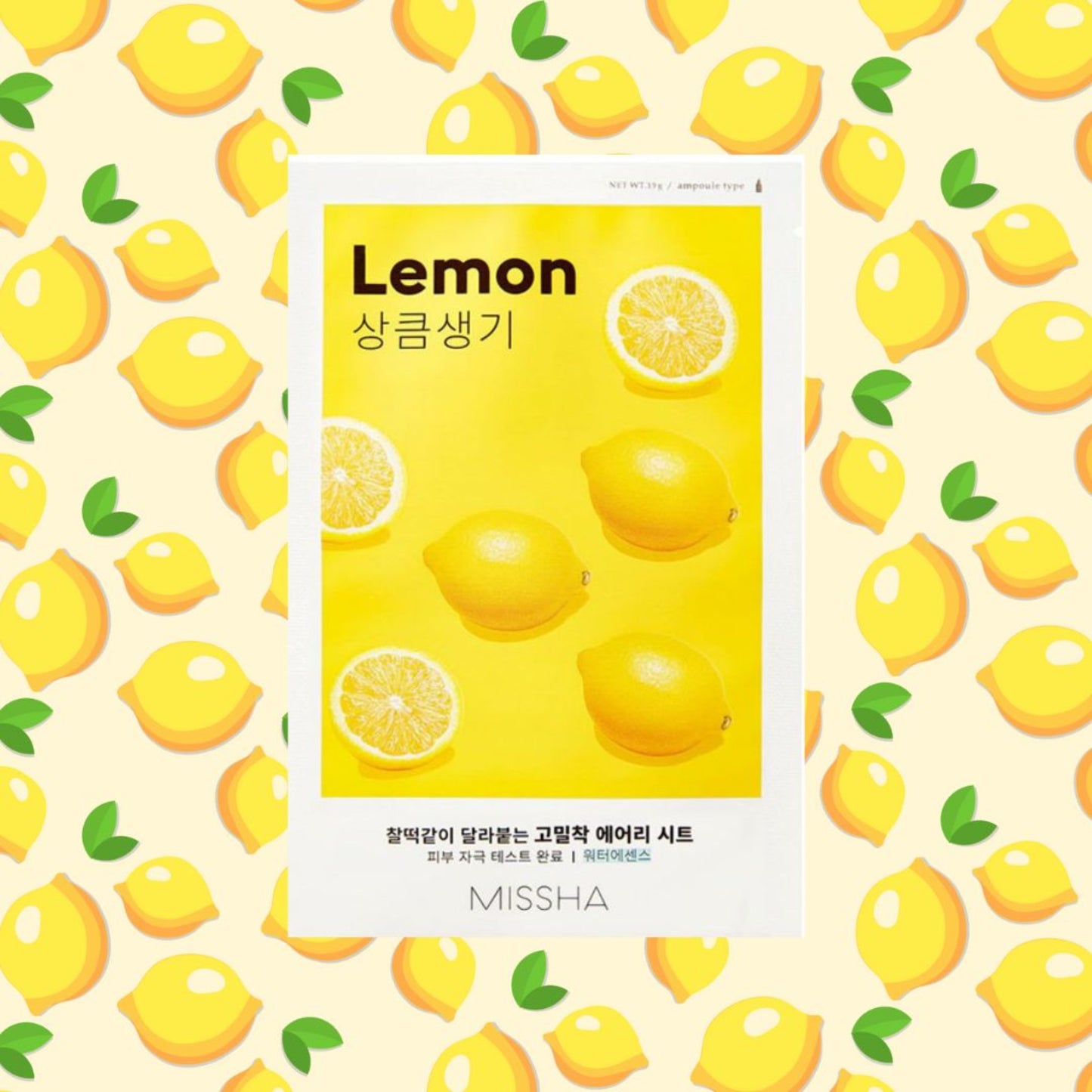 Airy Fit Sheet Mask - Lemon